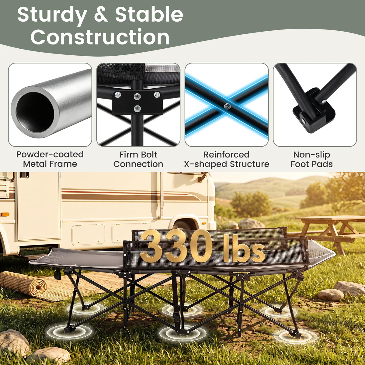 Foldable Kids Cot D663274