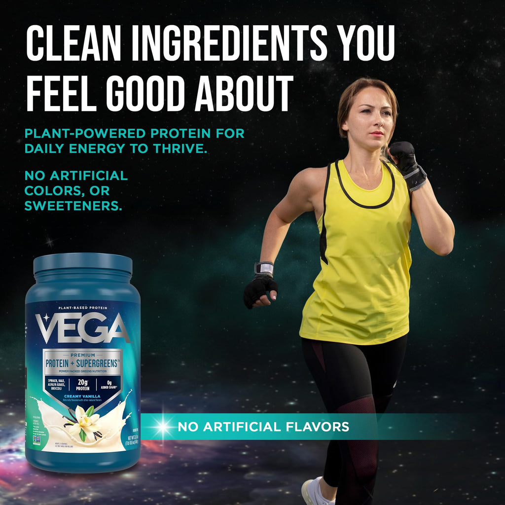 Creamy Vanilla Vegan Protein Powder 26.9 oz G190909