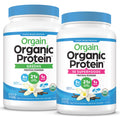Organic Vegan Protein Powder + Greens, Creamy Chocolate Fudge, Vanilla Bean K173153
