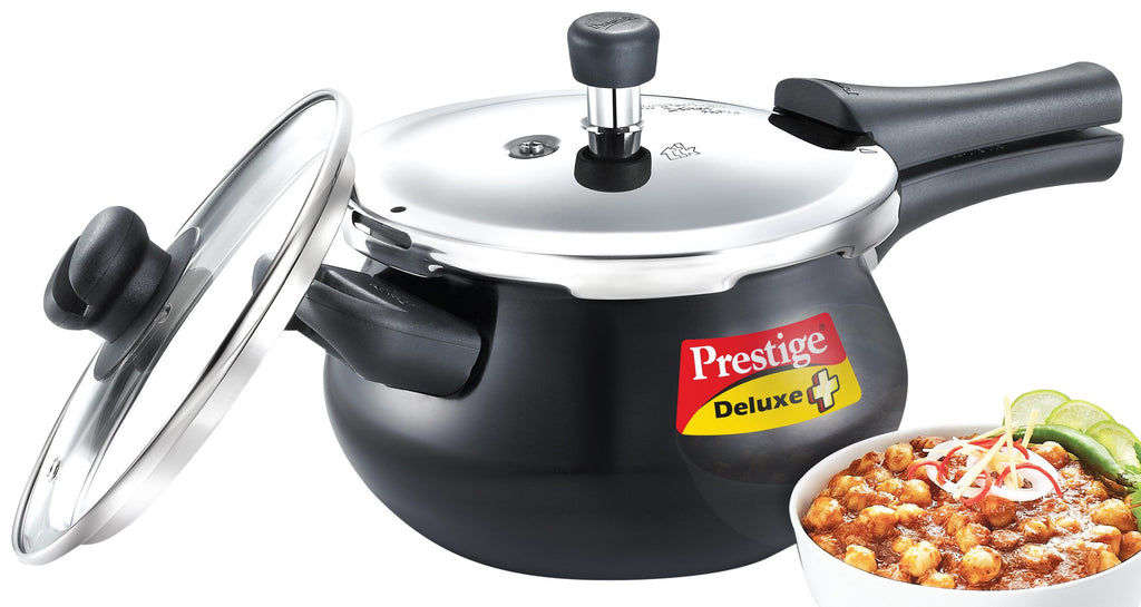 Black Aluminum Pressure Cooker B6291