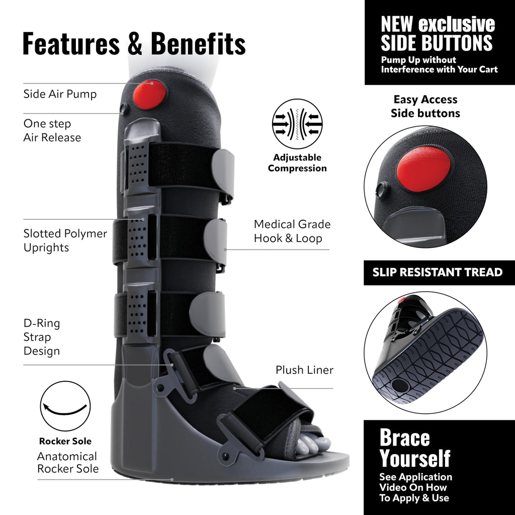 Fracture Boot Ankle Brace Large A927