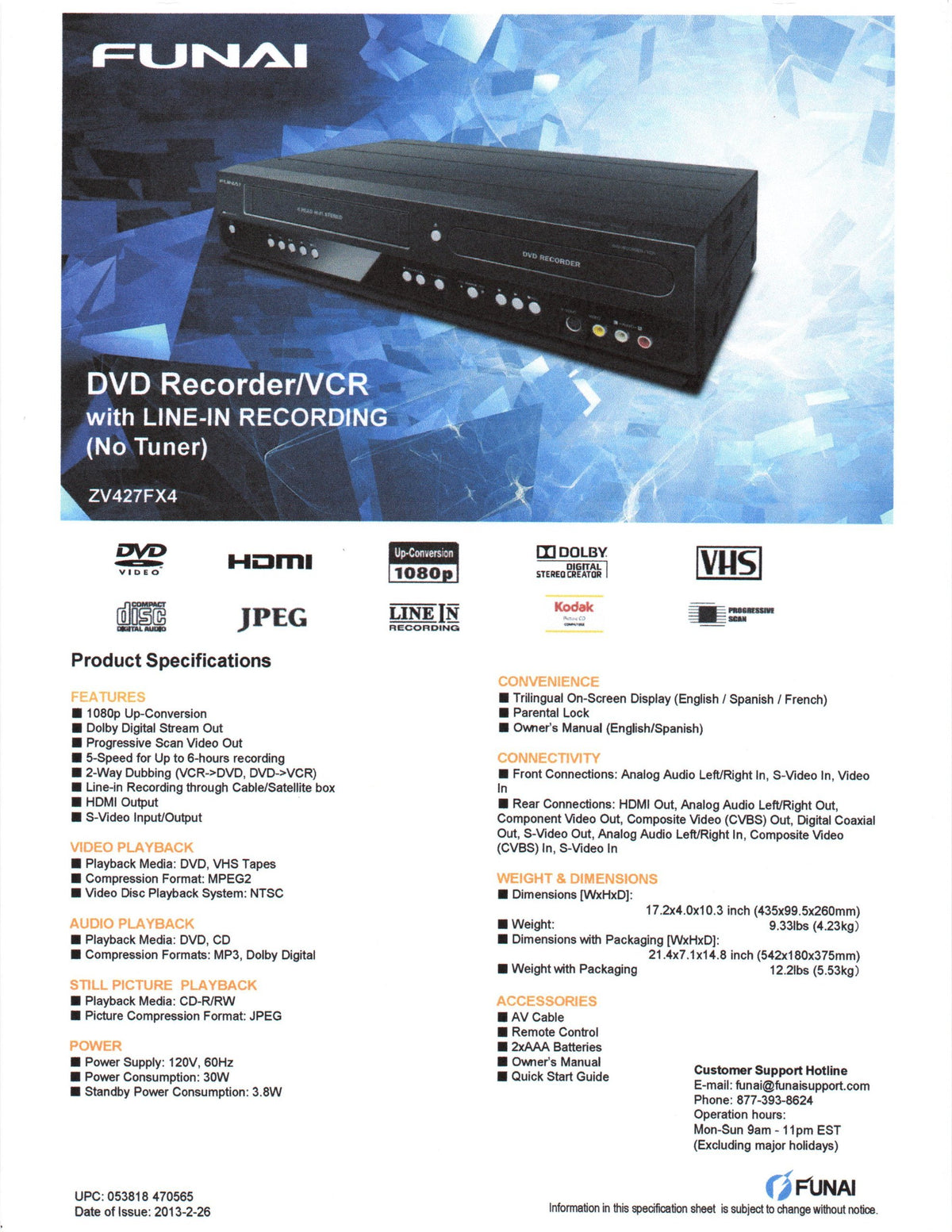 Combination VCR and DVD Recorder T28538