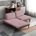78.7" Pink Velvet Sofa Bed W81333