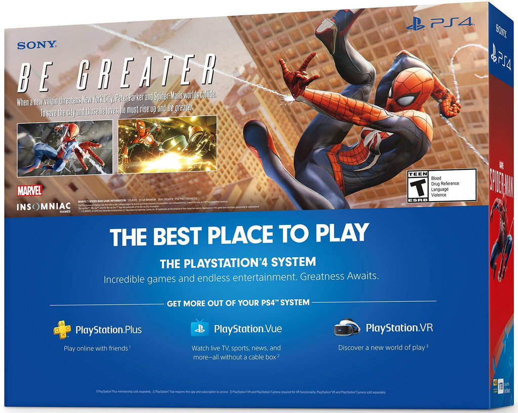 Playstation 4 1TB Jet Black Console with Wireless Controller H486525
