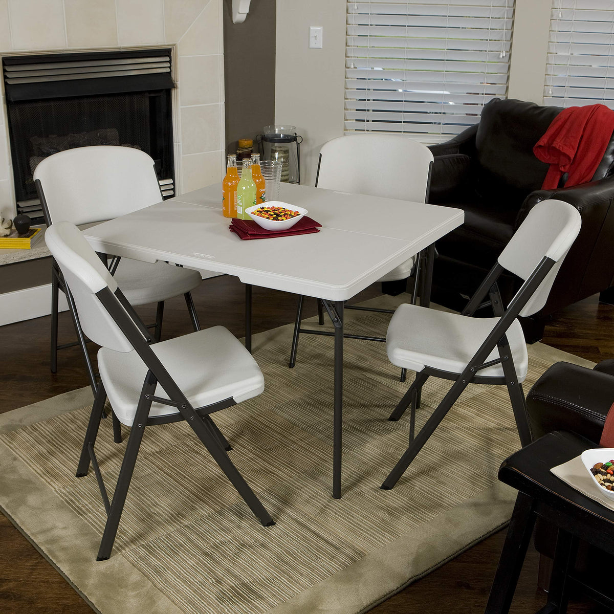 37-Inch Square Fold-in-Half Table X10881