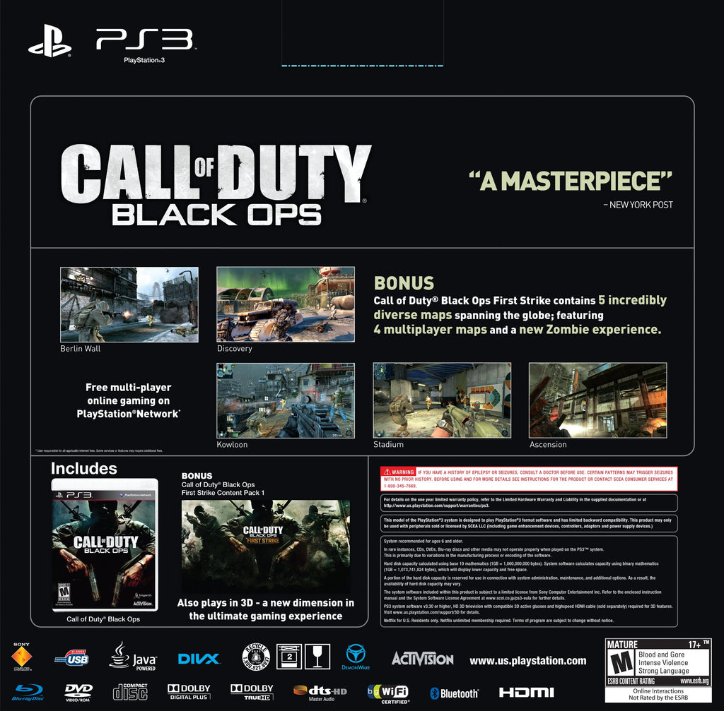 PlayStation 3 160GB Bundle U464055