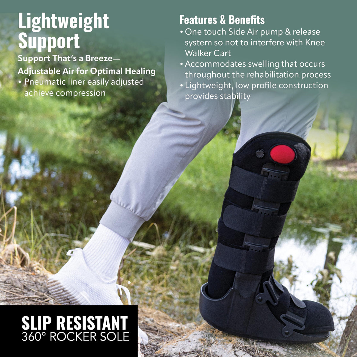 Fracture Boot Ankle Brace Large A927