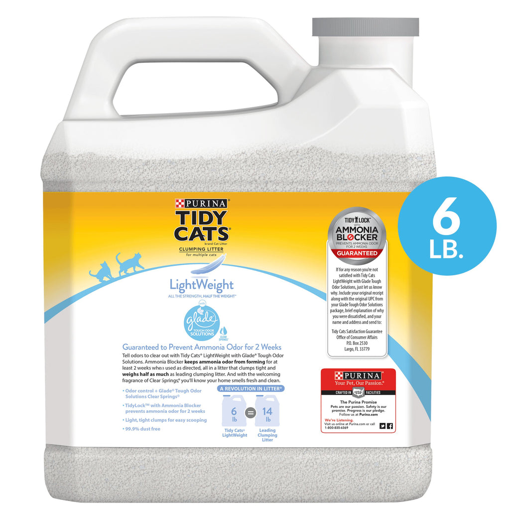 Clumping Low Dust Lightweight Cat Litter 6 lb D363166